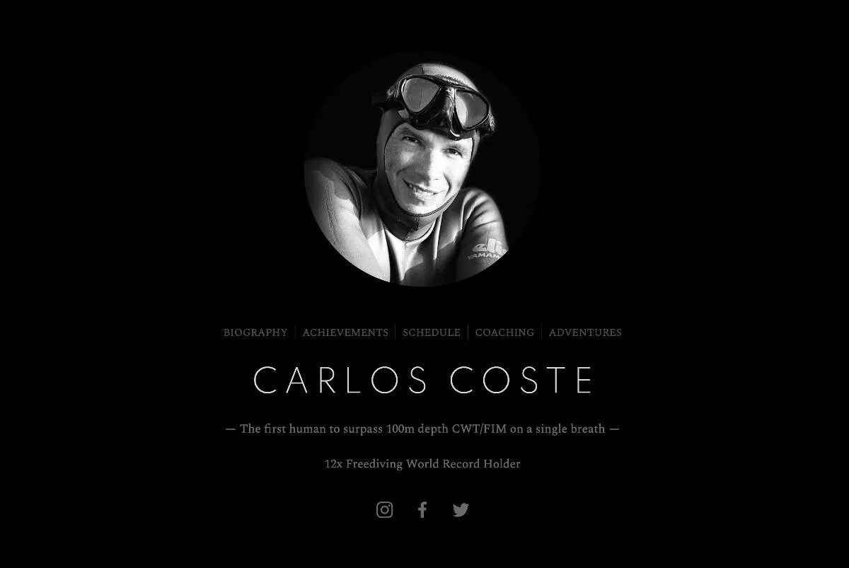 Freediving Coach | Carlos Coste