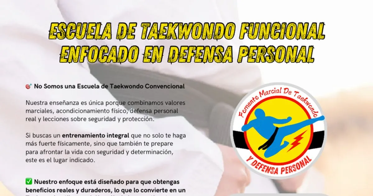 Fomento Marcial de Taekwondo y Defensa Personal