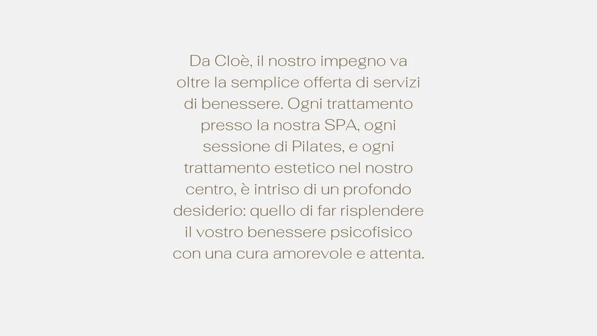 Cloè Studio Pilates, Gyrotonic, Meziéres - Estetica - SPA