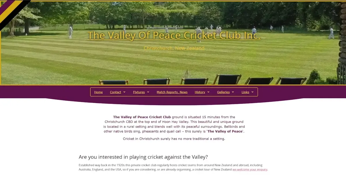 The Valley of Peace Cricket Club