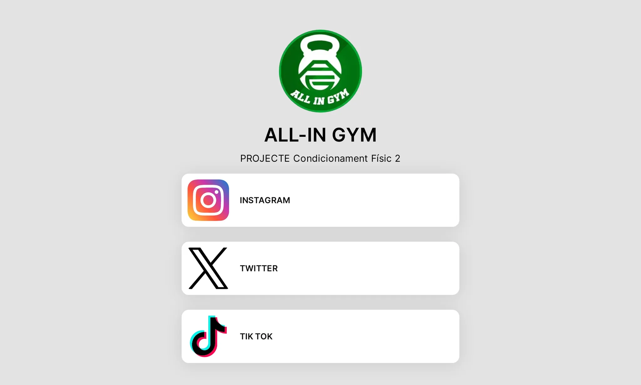 ALL- IN GYM
