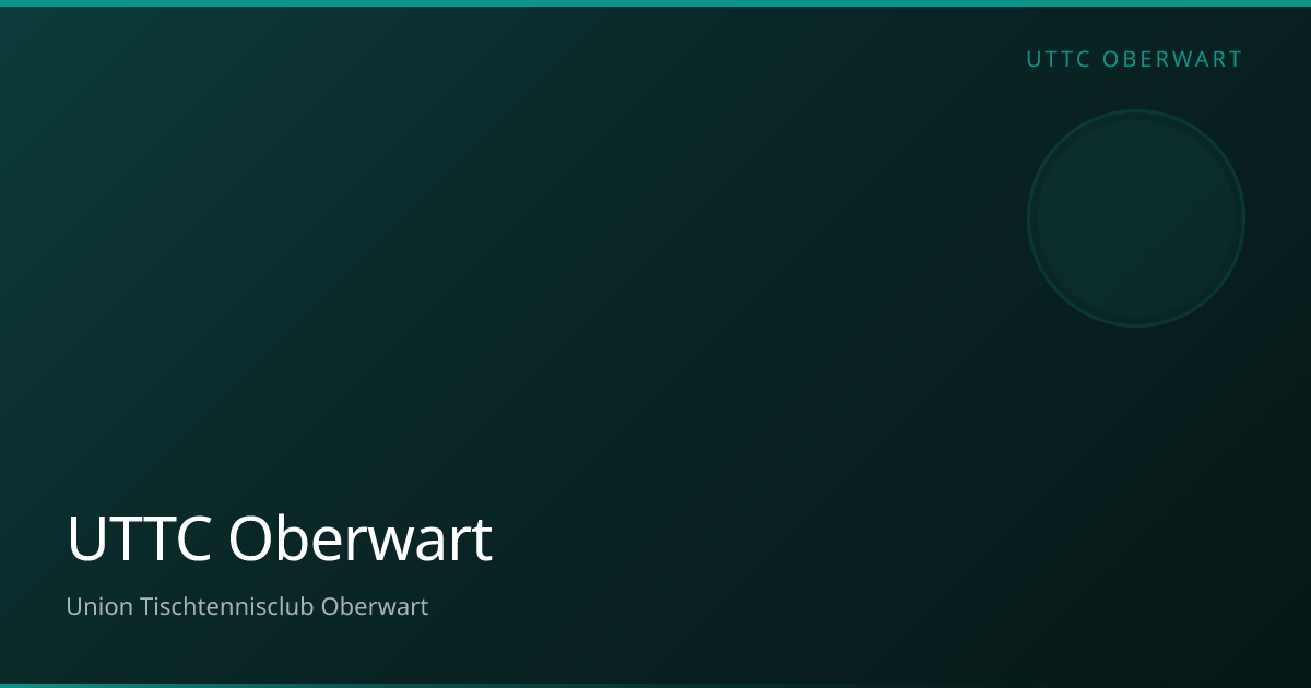 Union Tischtennis Club Oberwart