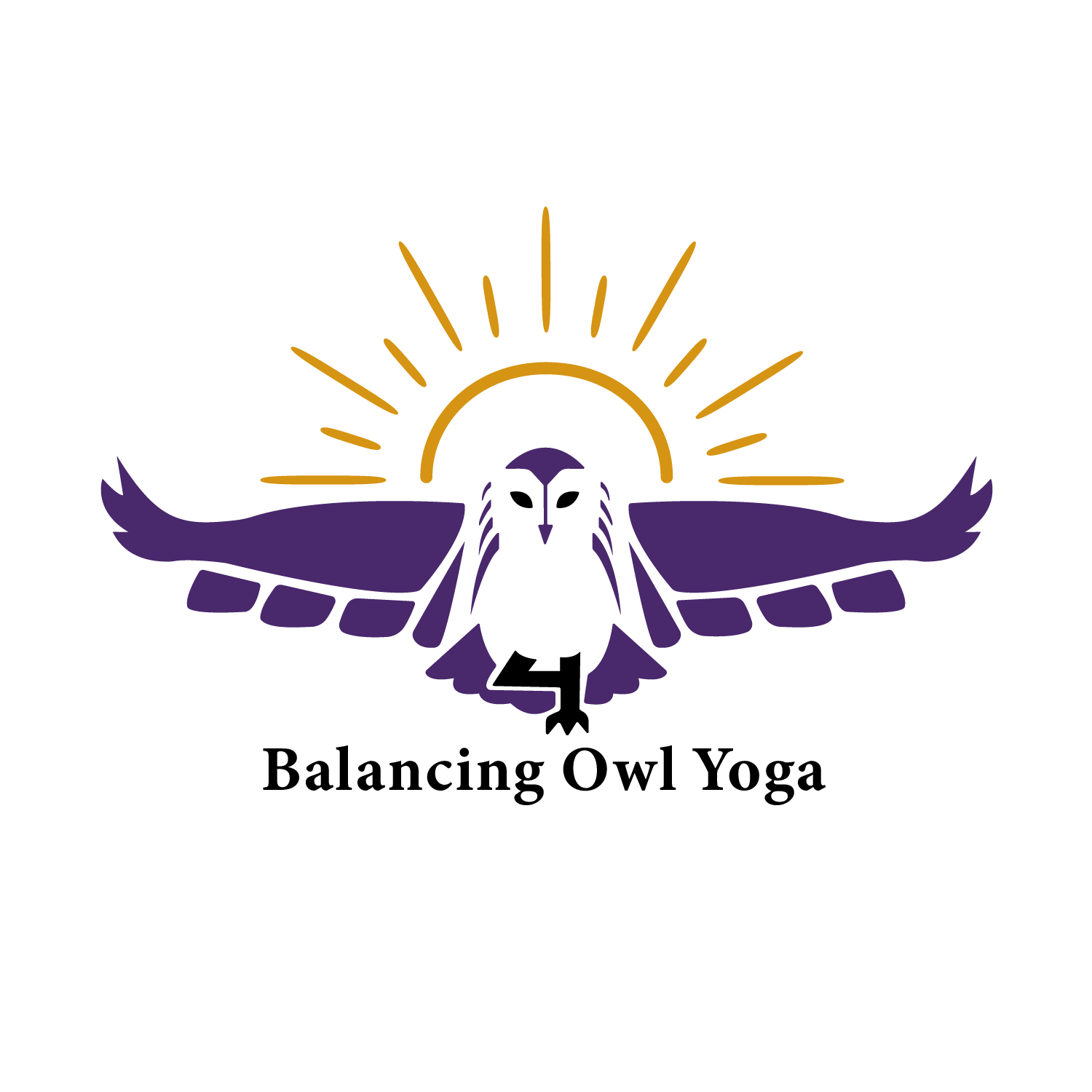 Balancing Owl Yoga