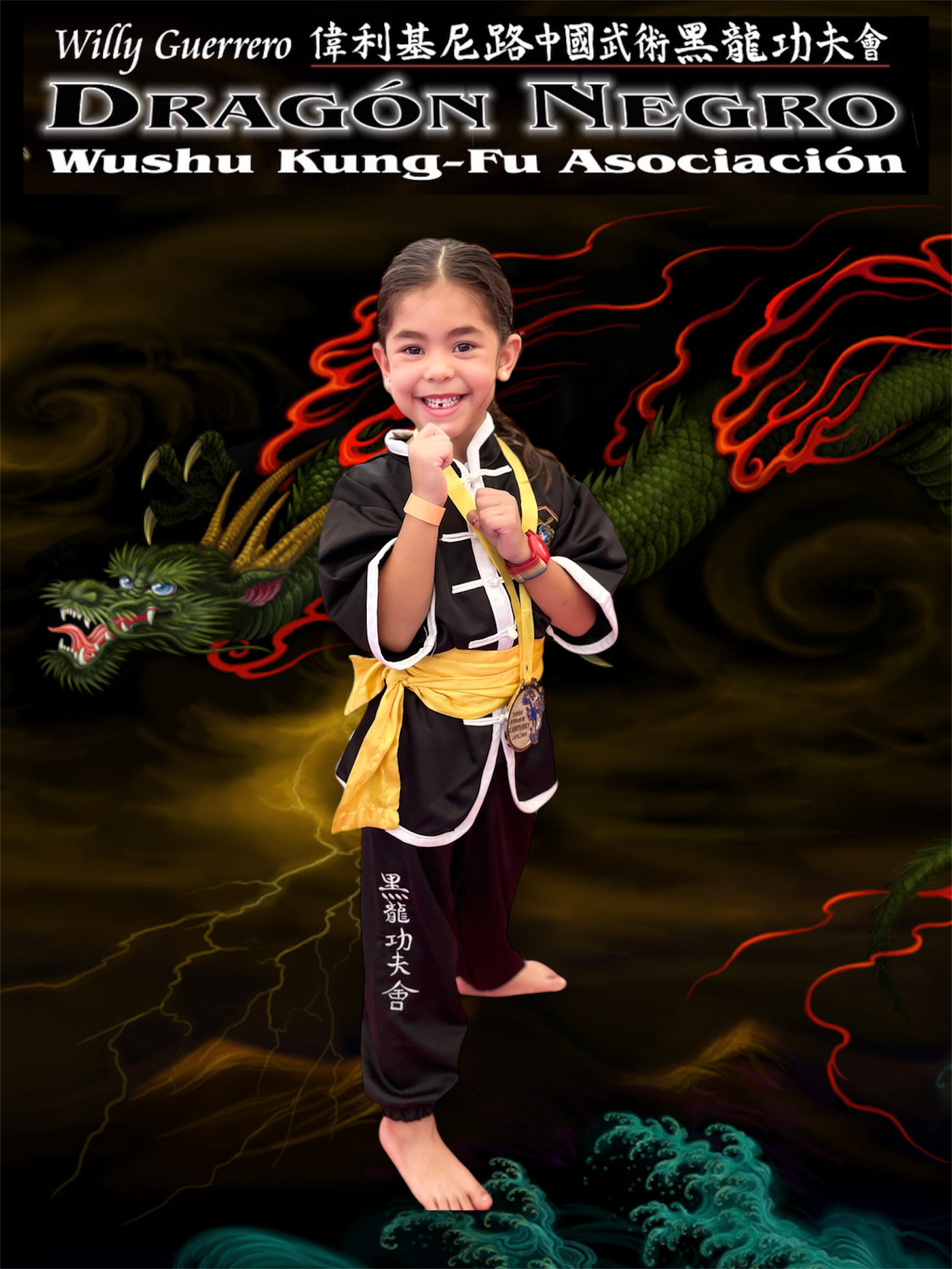 Willy Guerrero DRAGÓN NEGRO Wushu Kung Fu Asociación