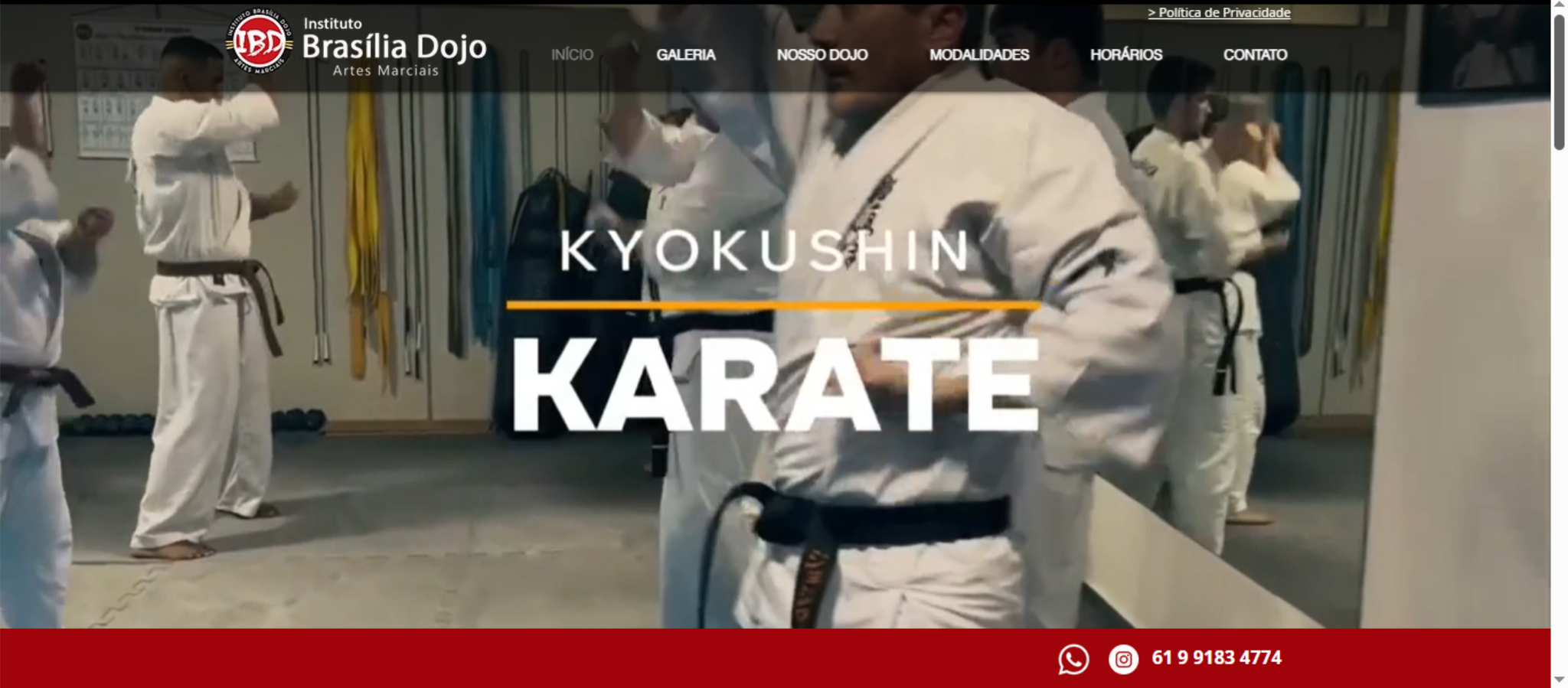 IBD - Instituto Brasília Dojo - Centro de Artes Marciais