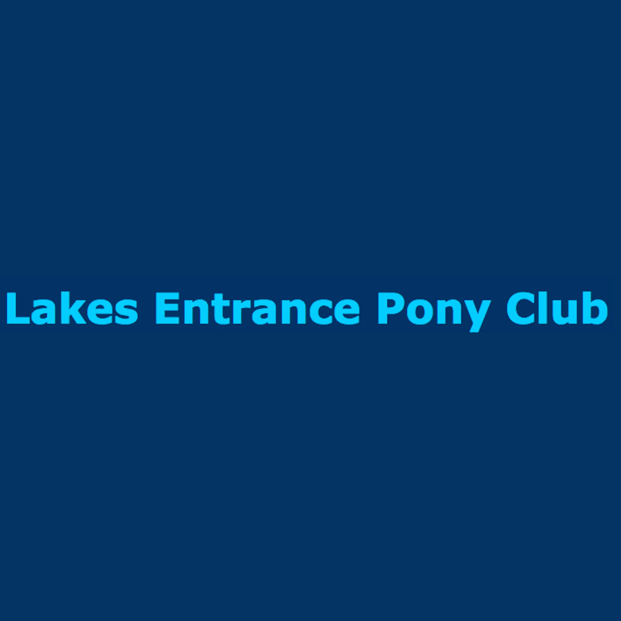 Lakes Entrance Pony Club