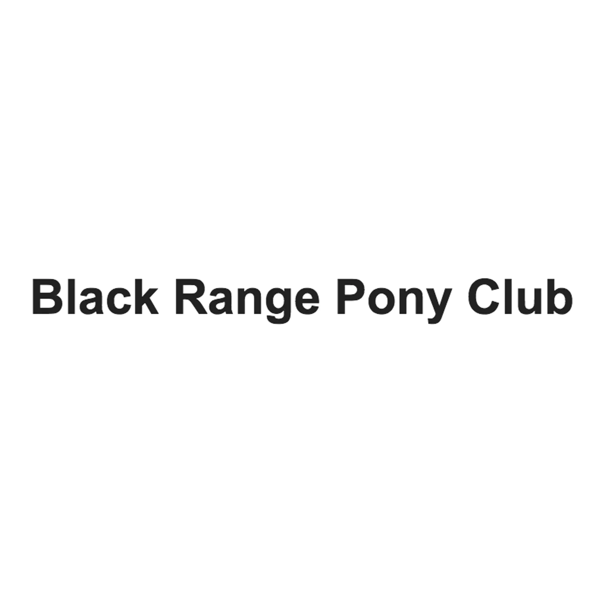 Black Range Pony Club