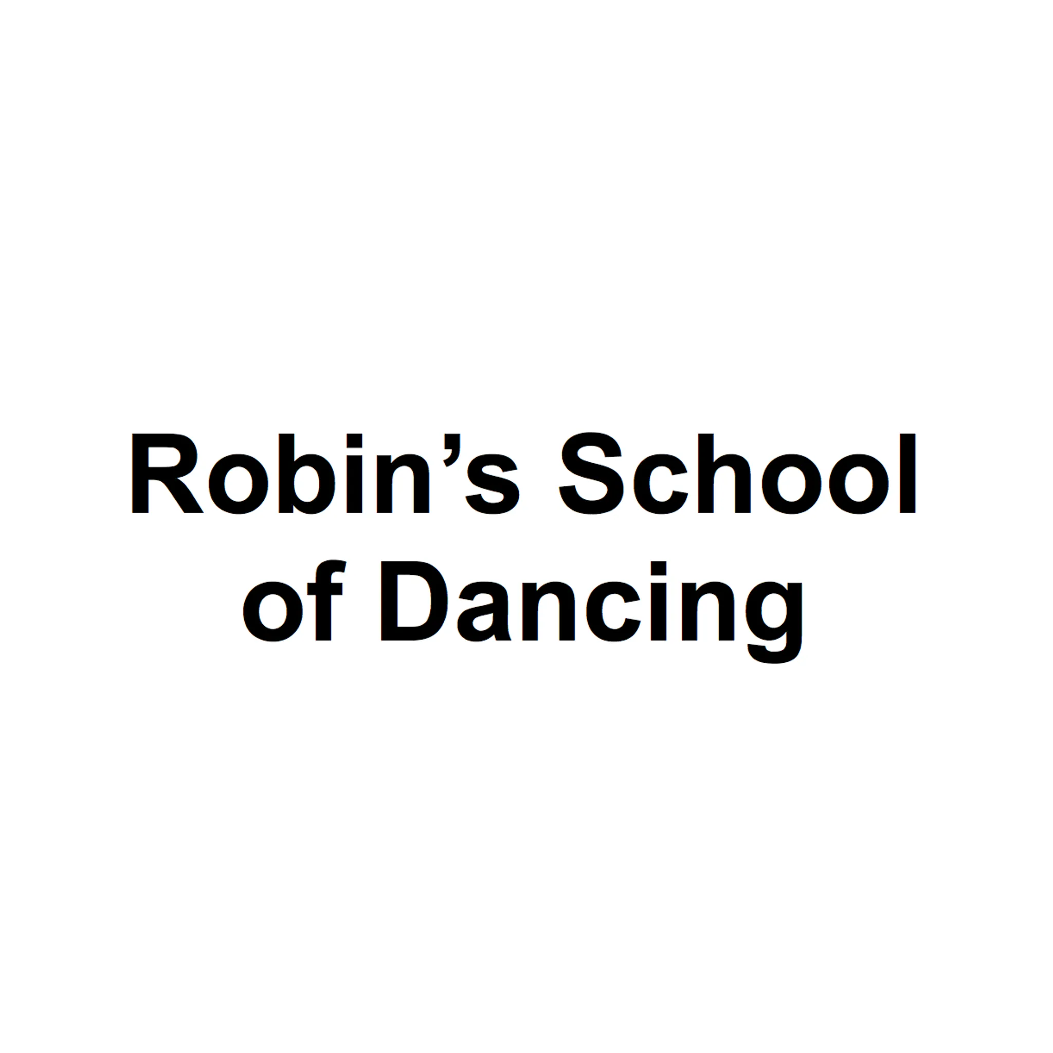Robin's School of Dancing