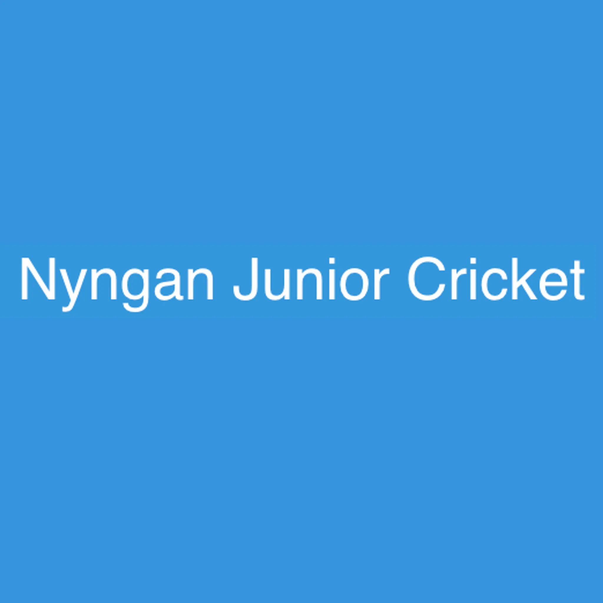 Nyngan Junior Cricket Association