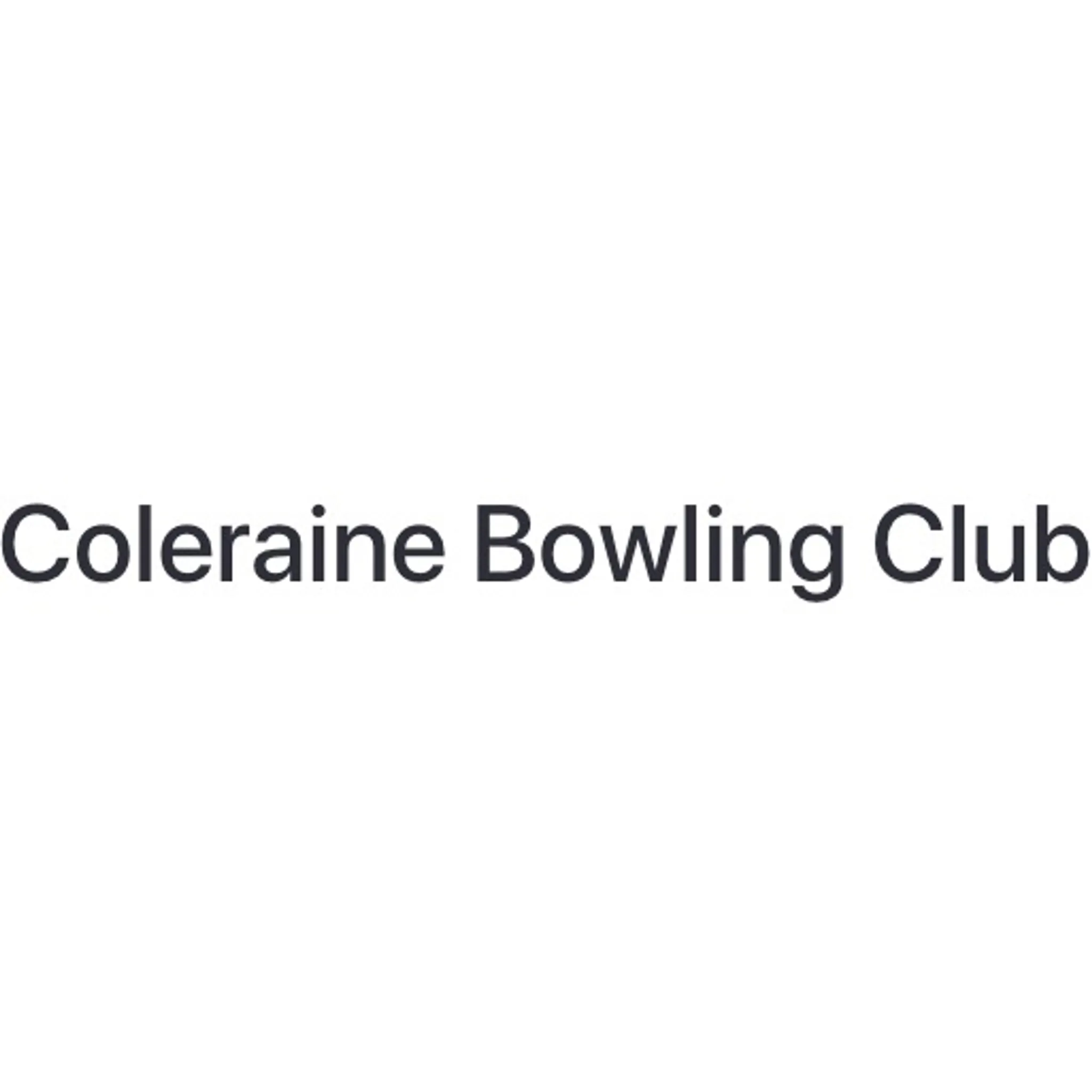 Coleraine Bowling Club