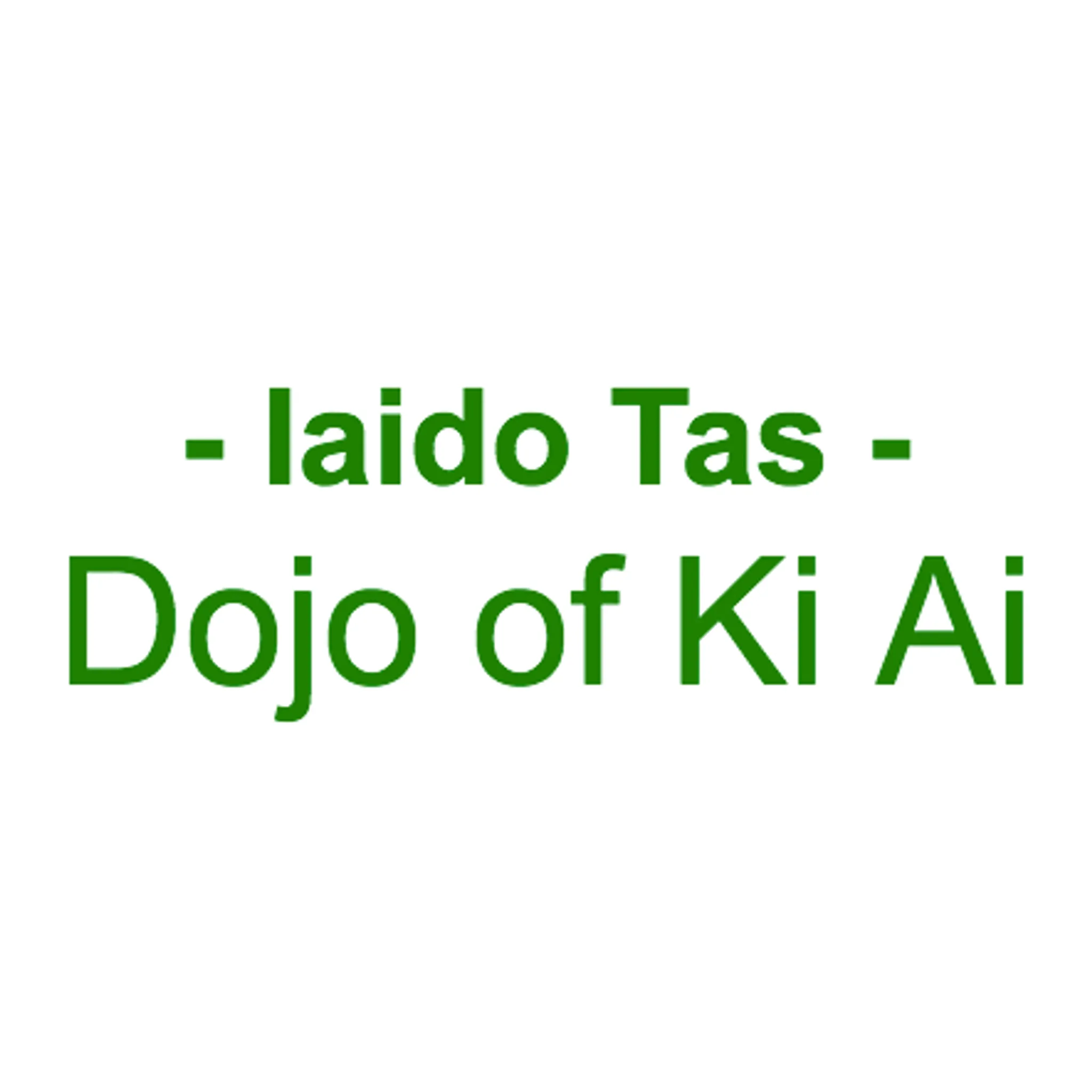 Dojo of Ki Ai (Laijutsu)