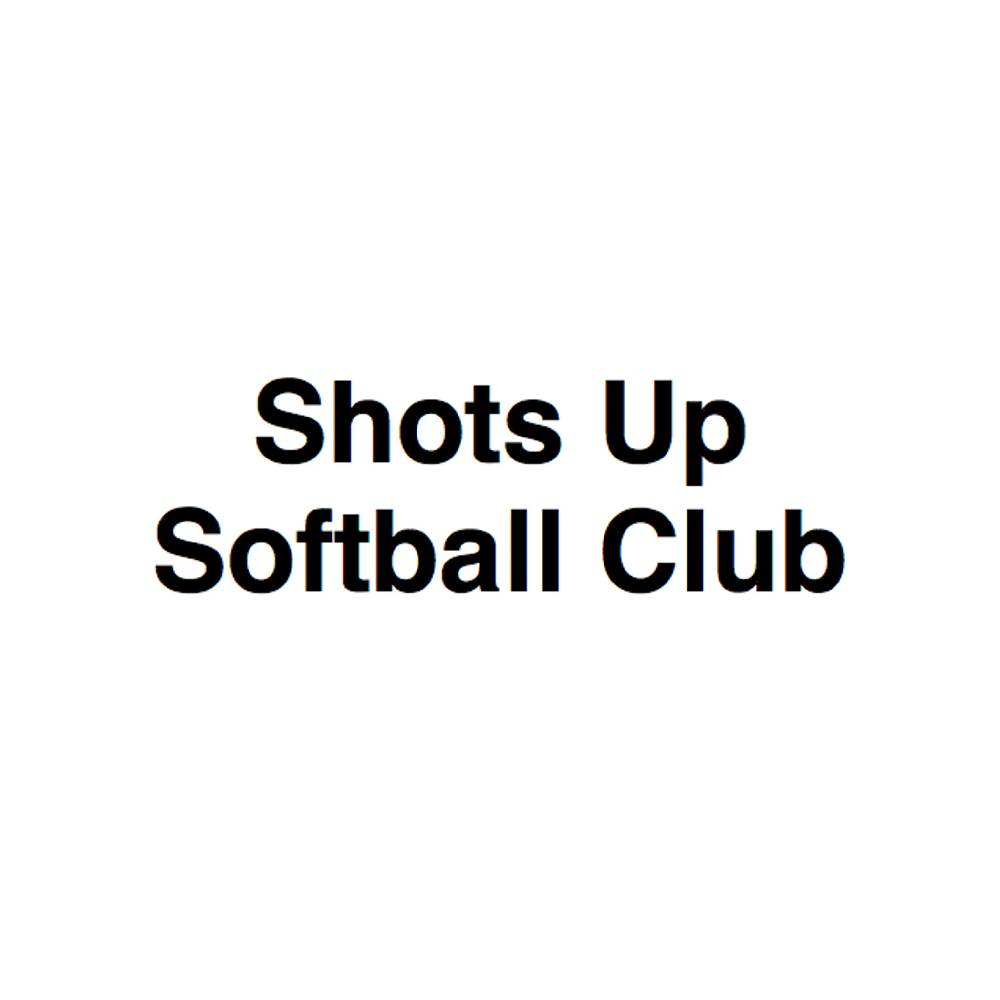 Shots Up Softball