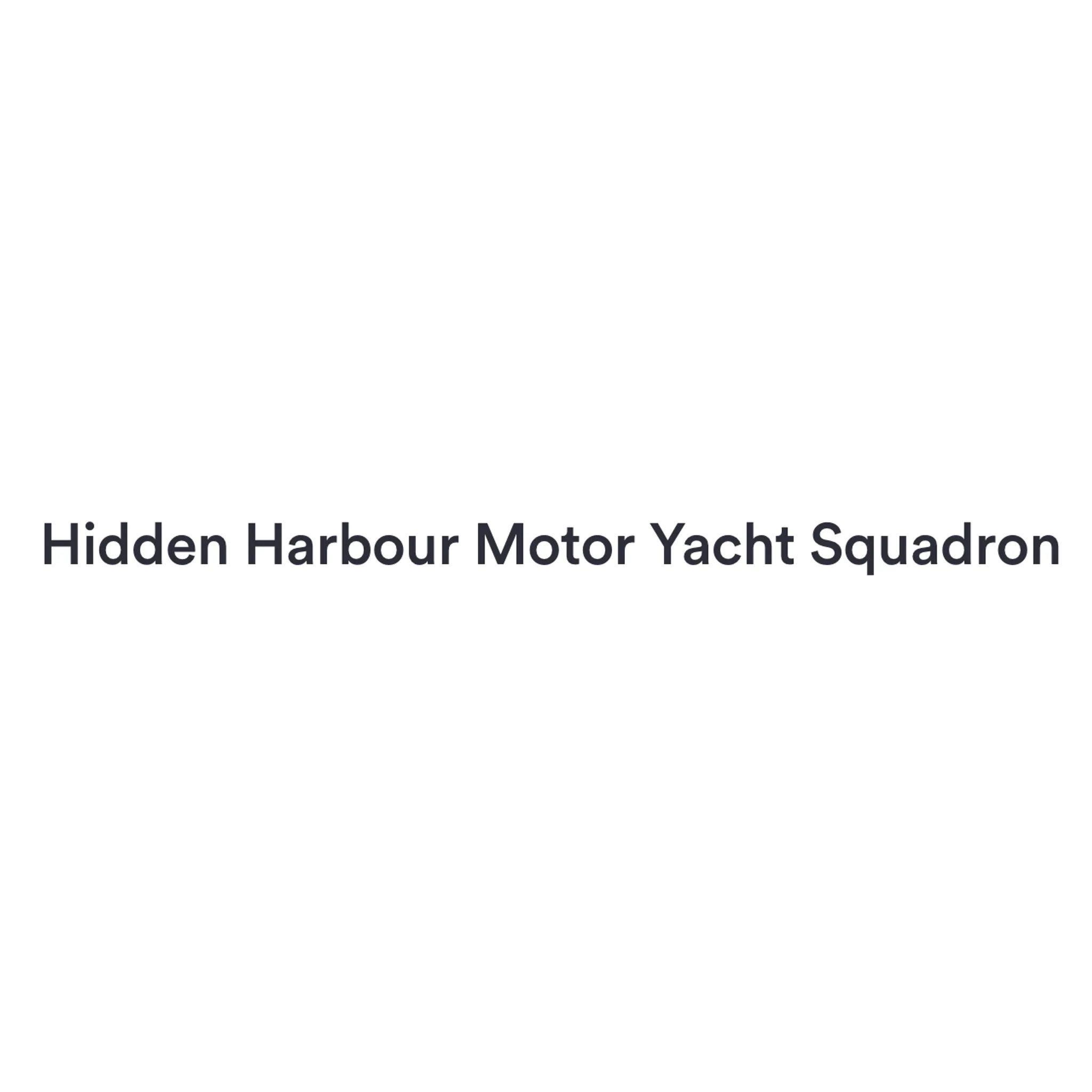 Hidden Harbour Motor Yacht Squadron