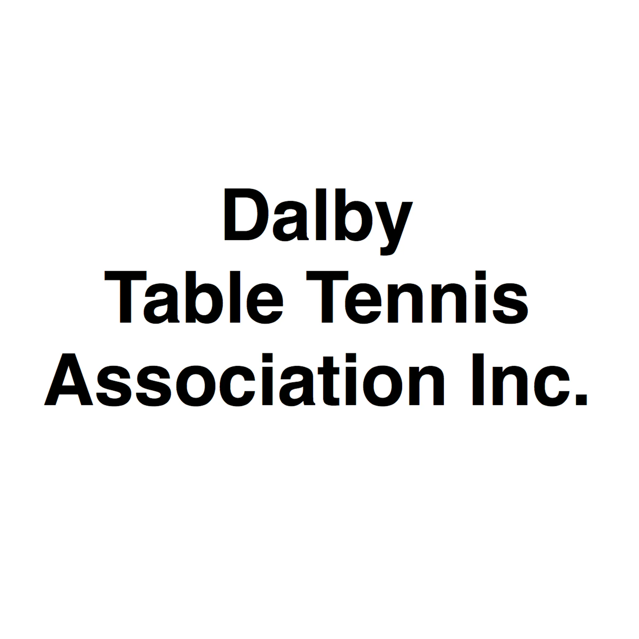 Dalby Table Tennis Association Inc.