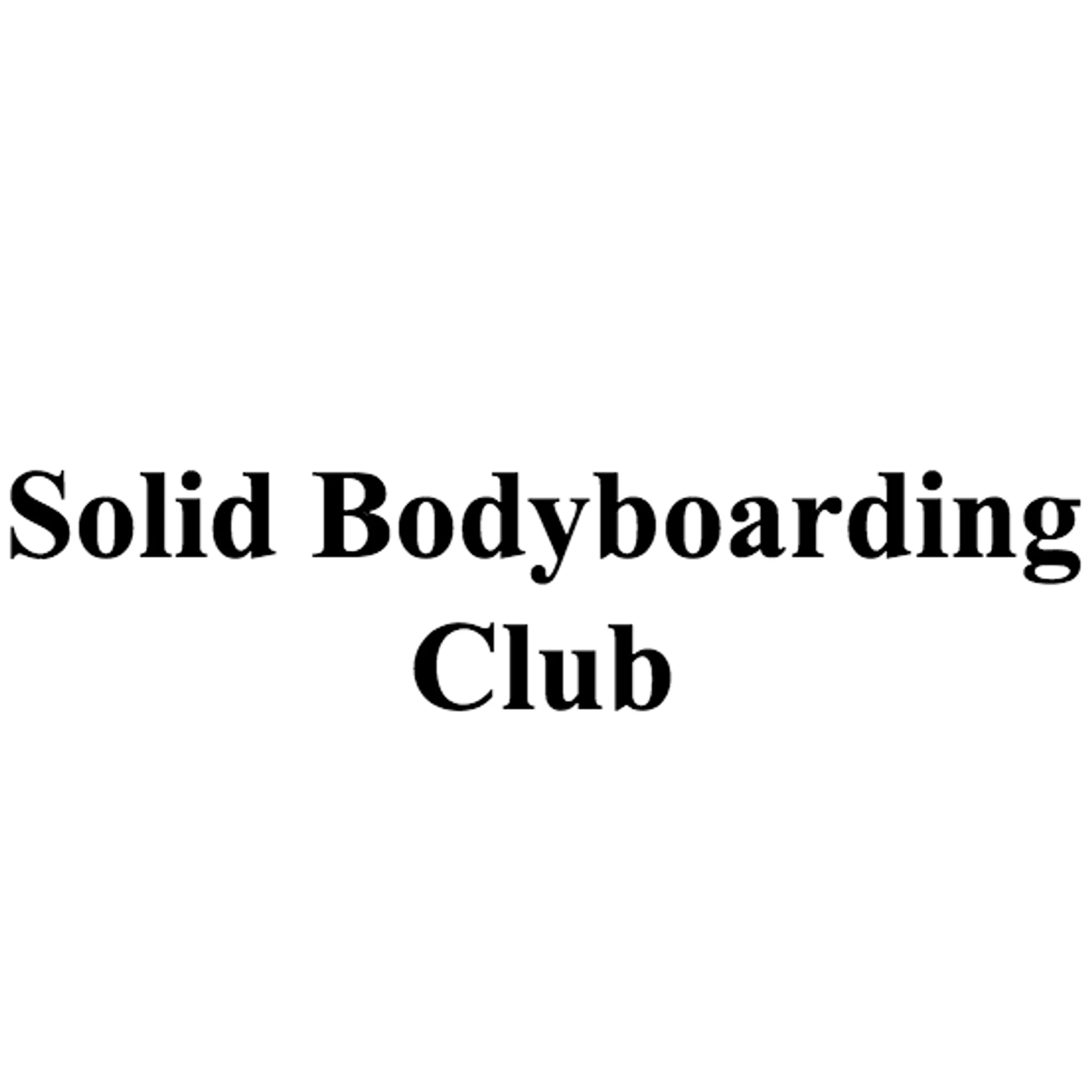 Solid Bodyboarding Club