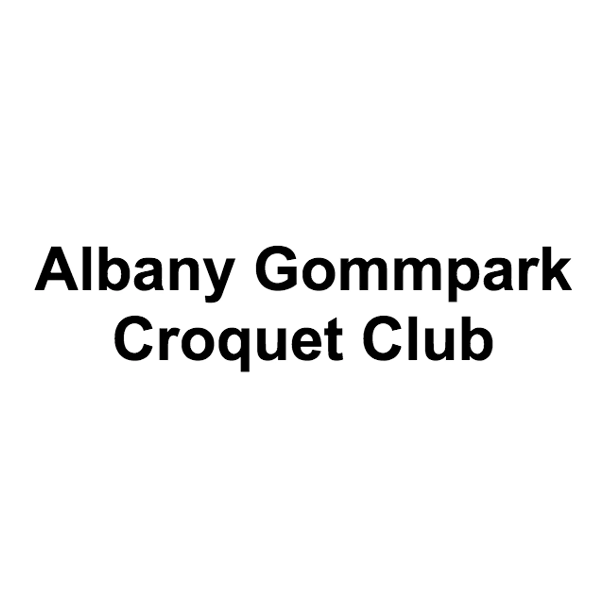 Albany Gommpark Croquet Club