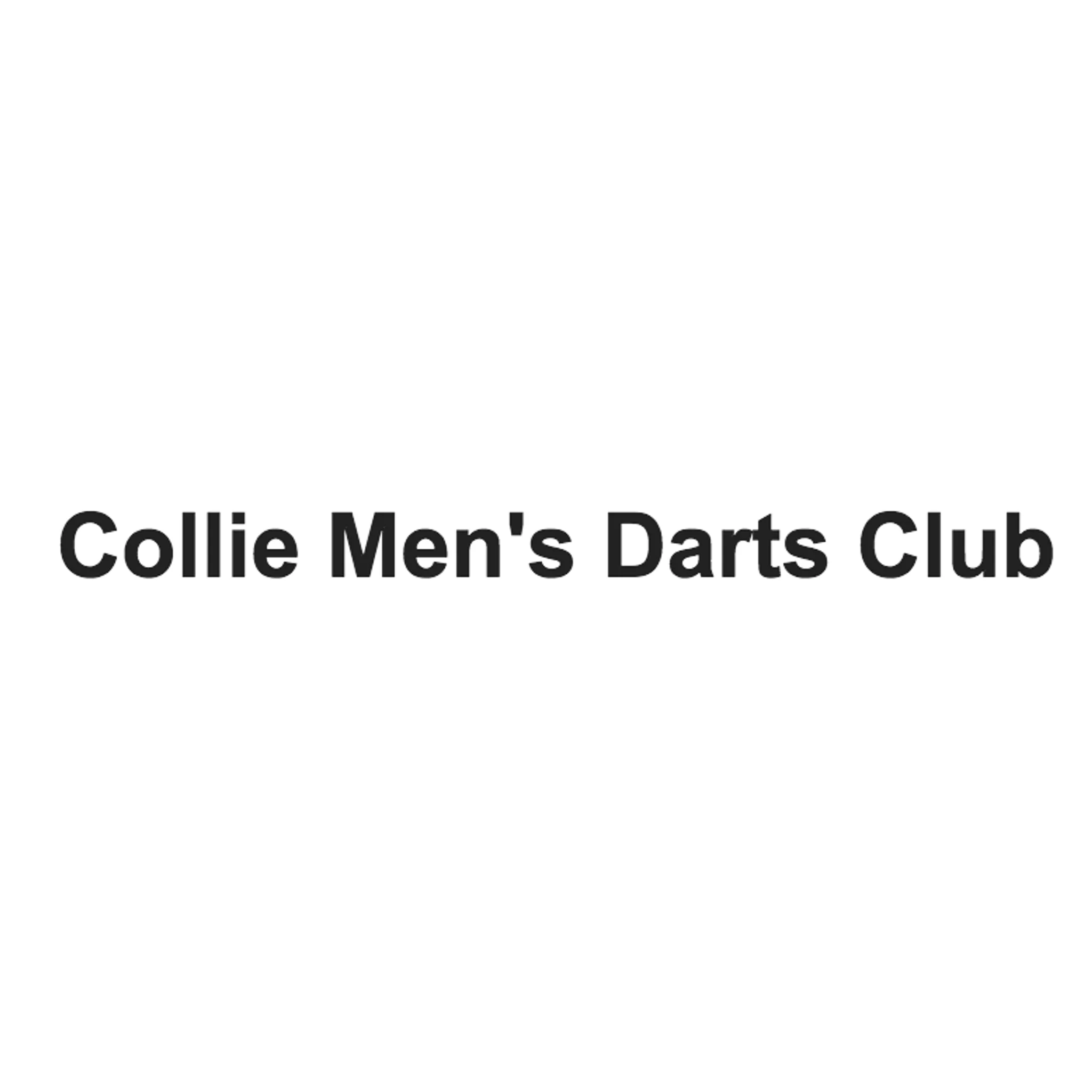 Collie Men's Darts Club
