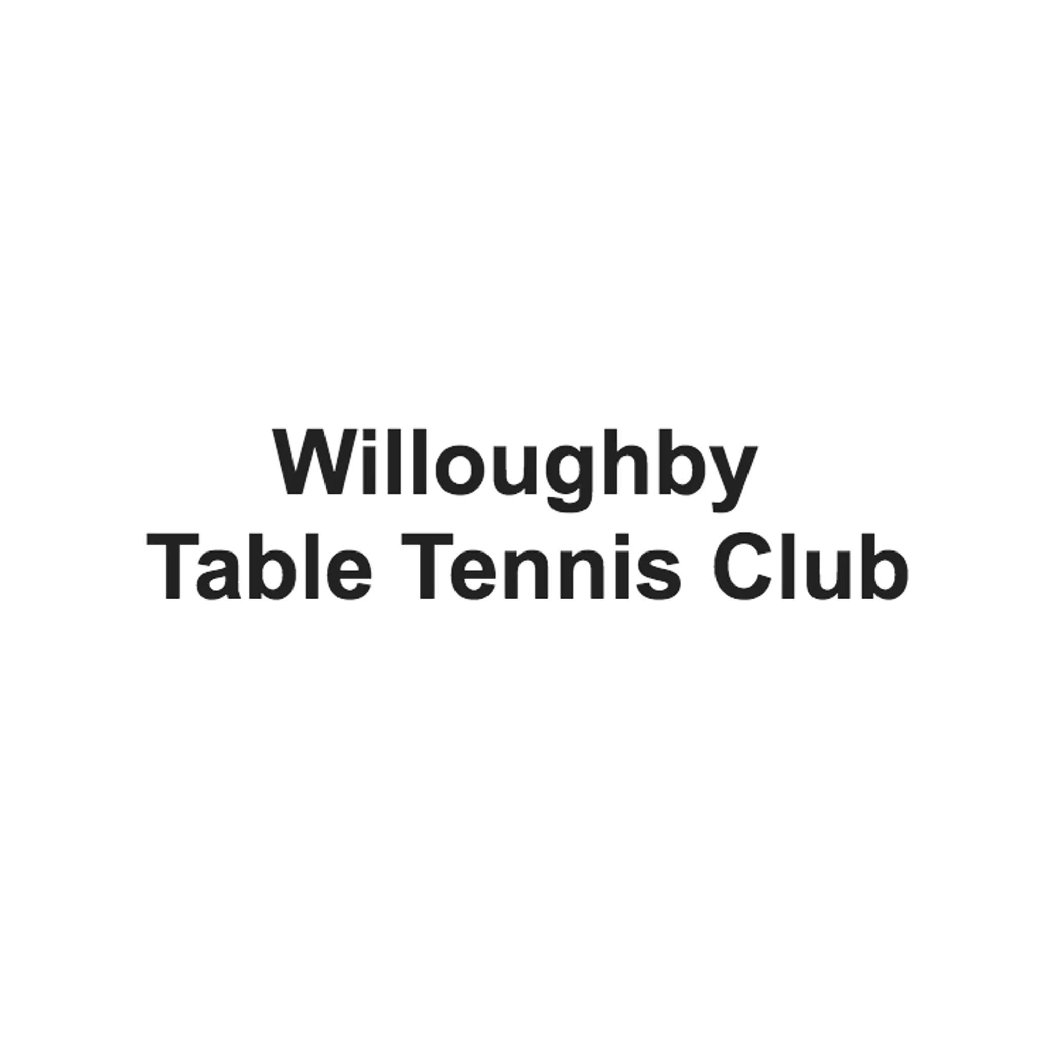 Willoughby Table Tennis Club	