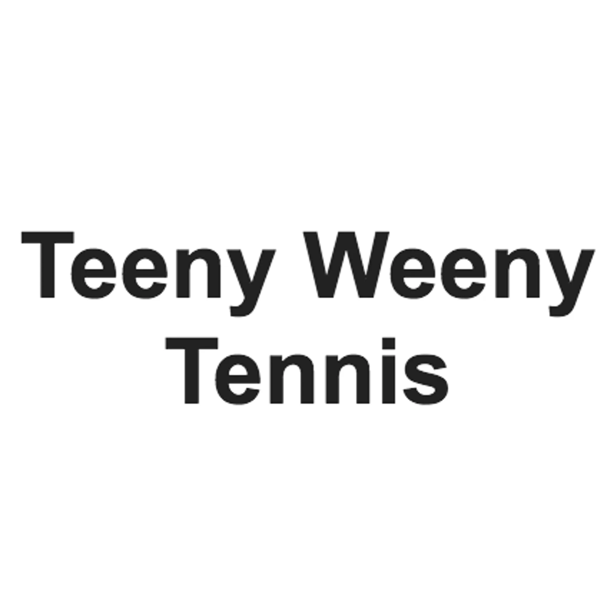 Teeny Weeny Tennis