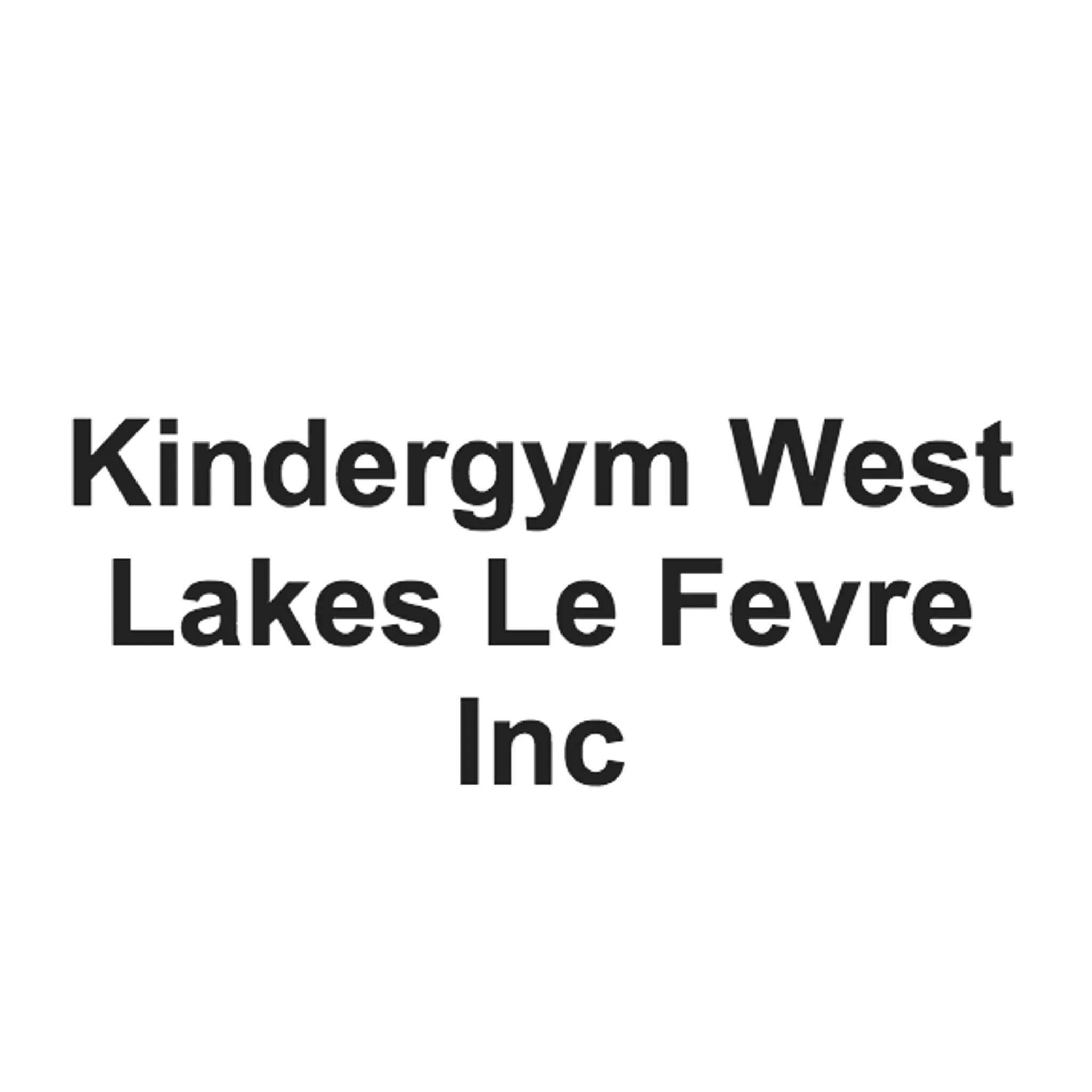 Kindergym West Lakes Le Fevre Inc