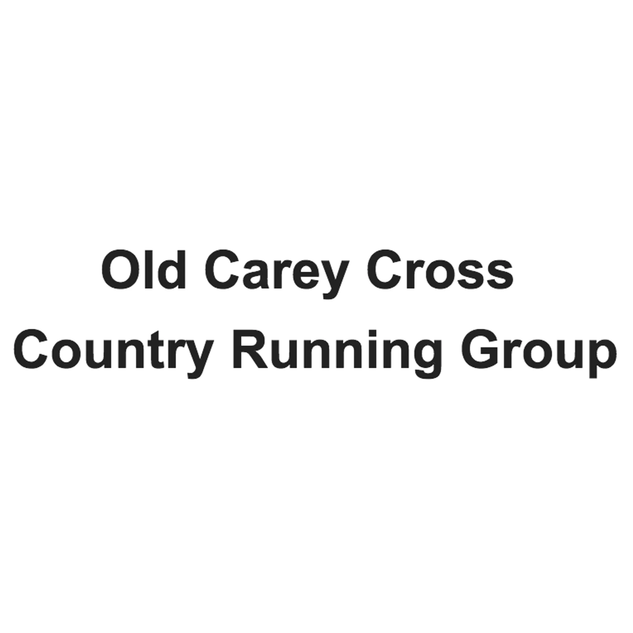 Old Carey Cross Country Running Group