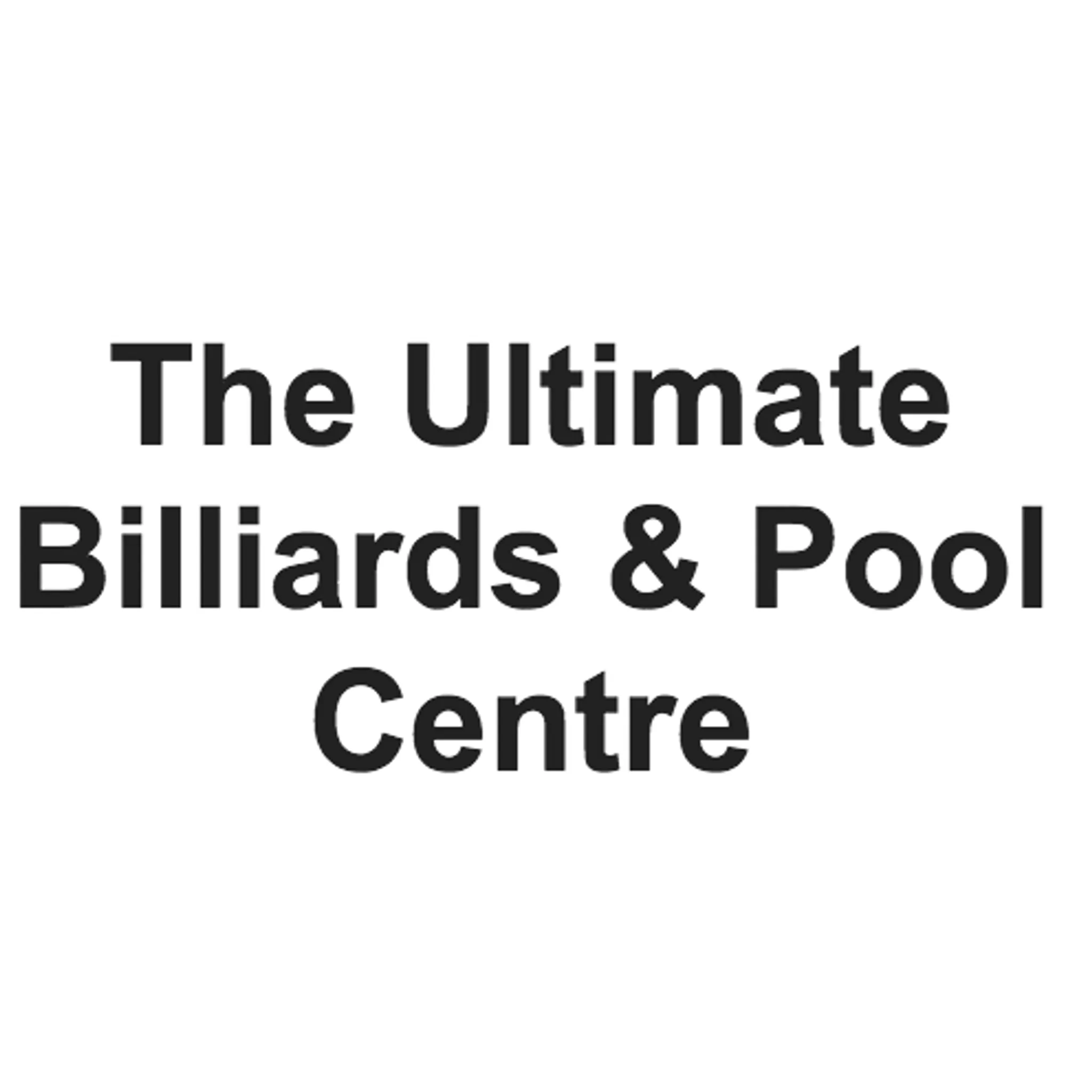 The Ultimate Billiards & Pool Centre