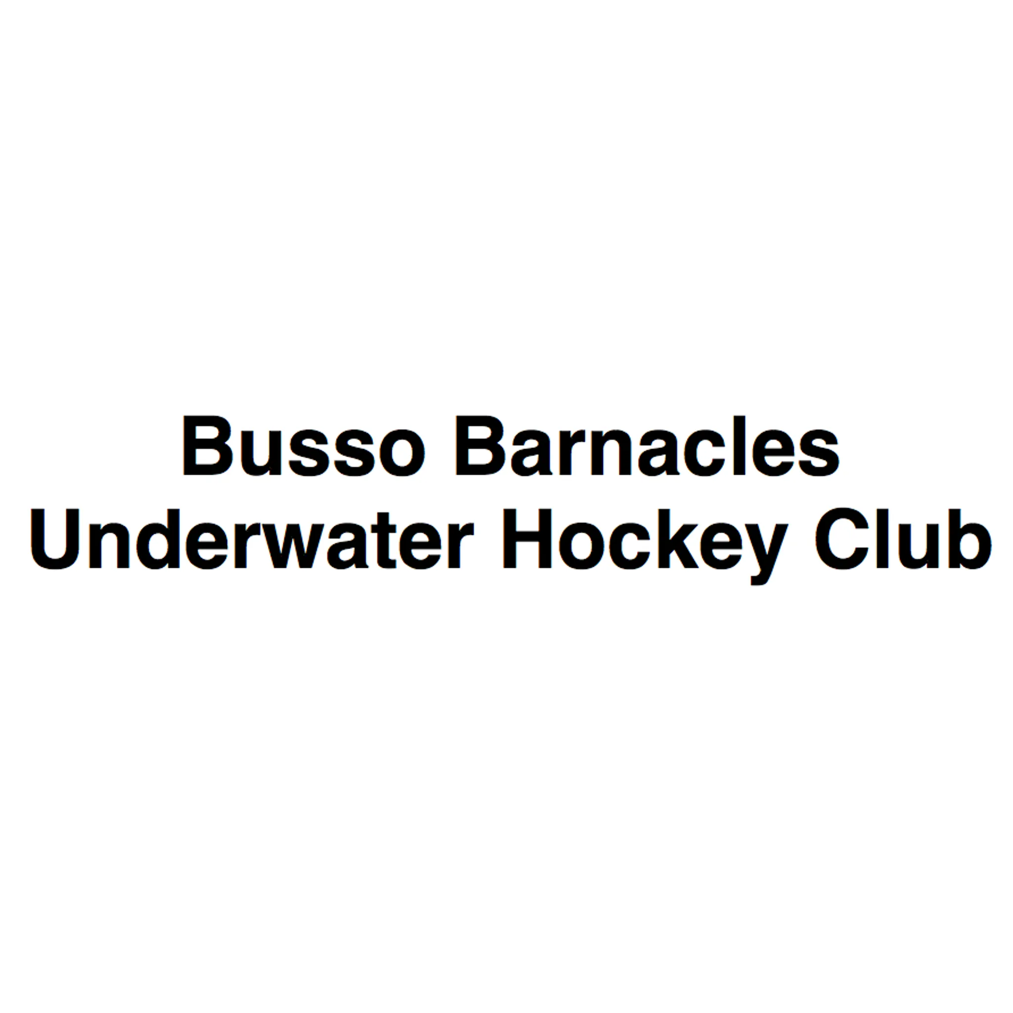 Busso Barnacles Underwater Hockey Club