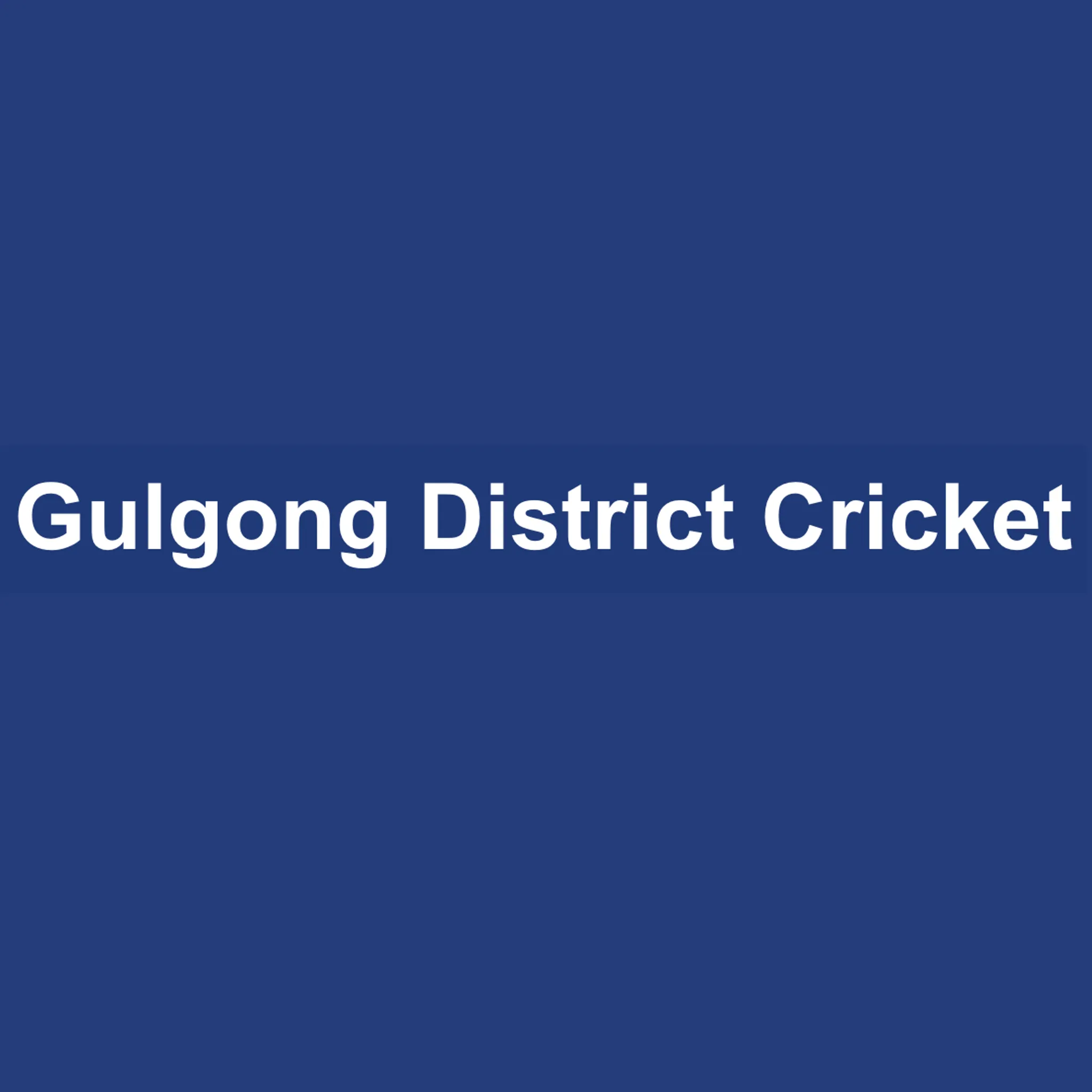 Gulgong District Cricket Association Inc.