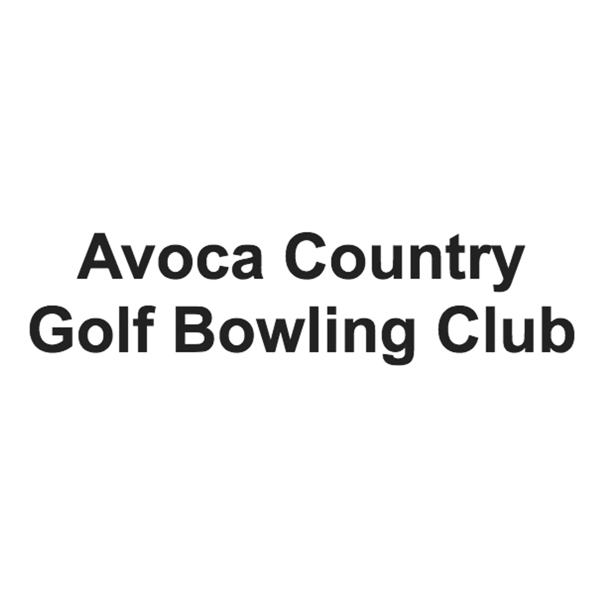Avoca Country Golf Bowling Club