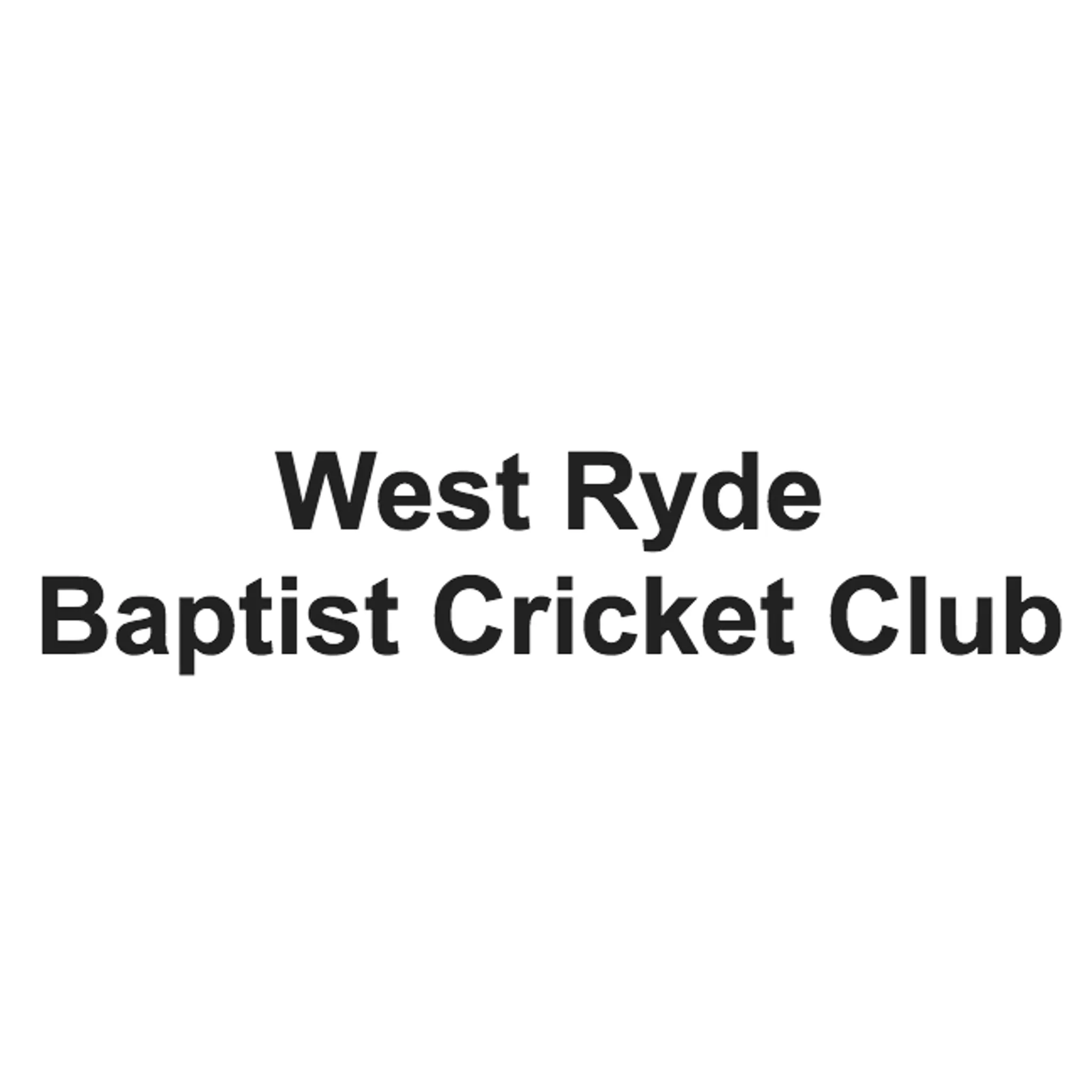 West Ryde Baptist Cricket Club