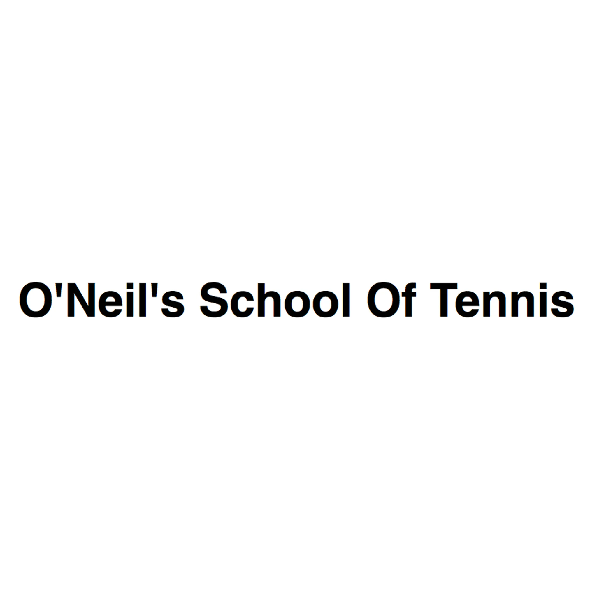 O'Neil's School Of Tennis