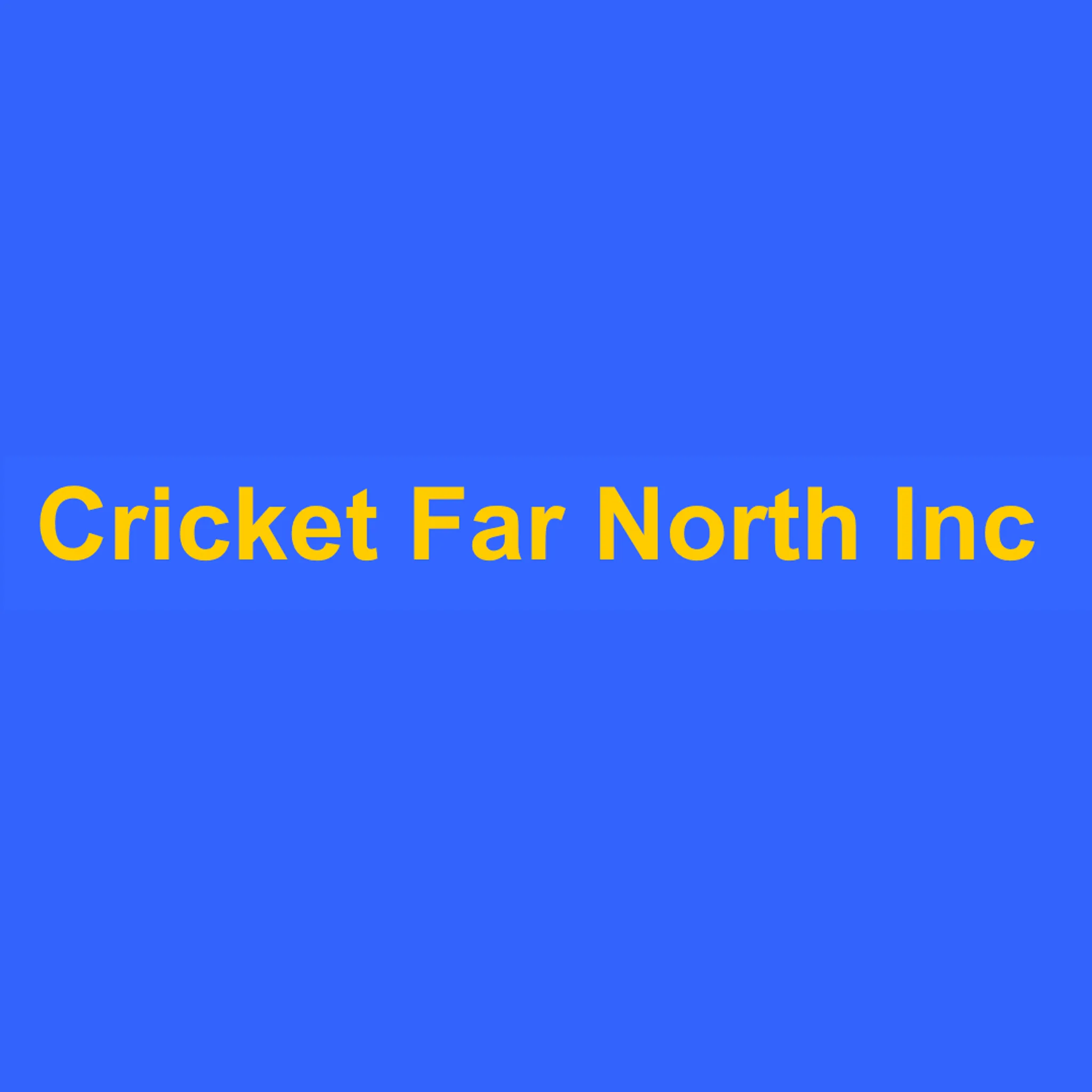 Cricket Far North