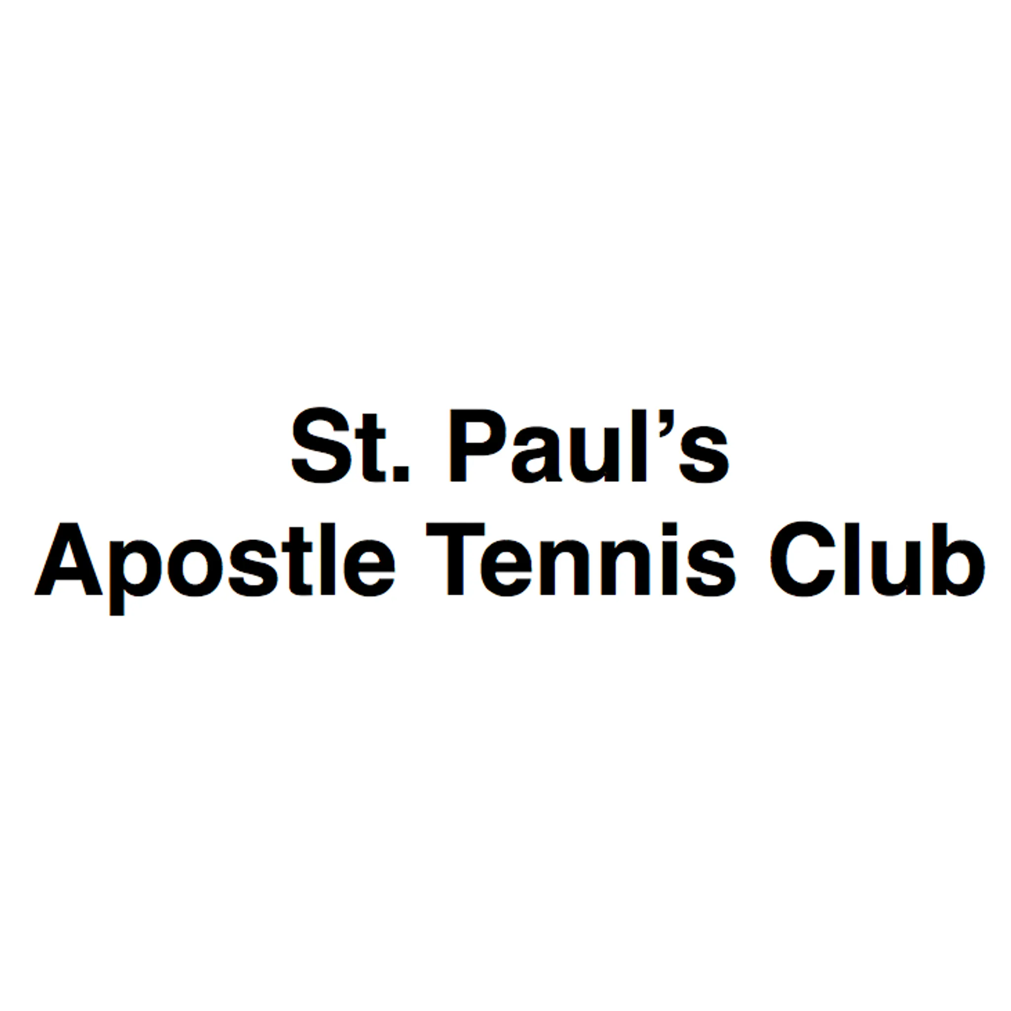 St Paul's Apostle Tennis Club