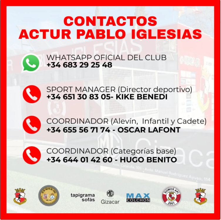C. D. Actur Pablo Iglesias