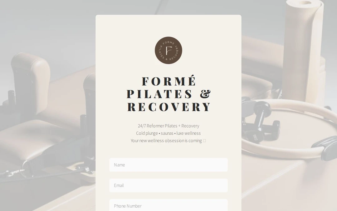 Formé Pilates & Recovery