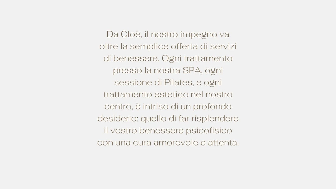 Cloè Studio Pilates, Gyrotonic, Meziéres - Estetica - SPA