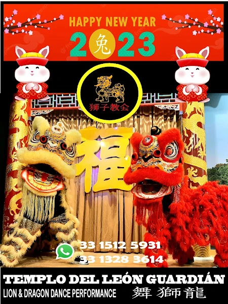 Templo del León Guardián. Kung-Fu, Lion & Dragon Dance