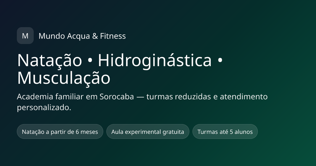 Mundo Acqua & Fitness