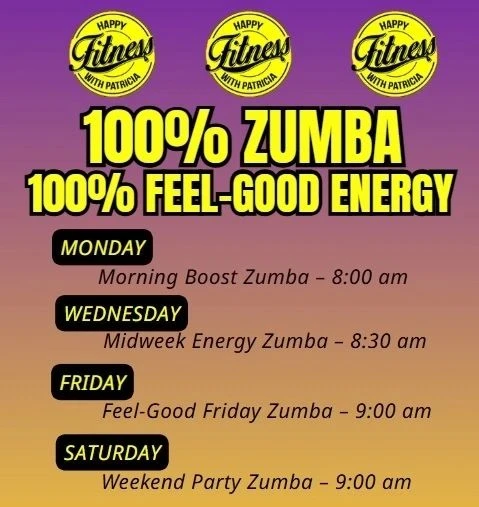 Happy Fitness with Patricia - Zumba, Barre & Strength Classes