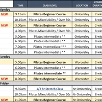Pilates Training Worcester