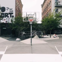 Halfway Park Outdoor Basketball Court
