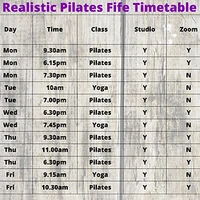 Realistic Pilates Fife