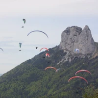 Décollage parapente planfait
