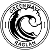 Green Wave Raglan - Surf Lessons