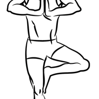 Yoga zentriert