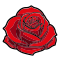 Bowling Red Rose