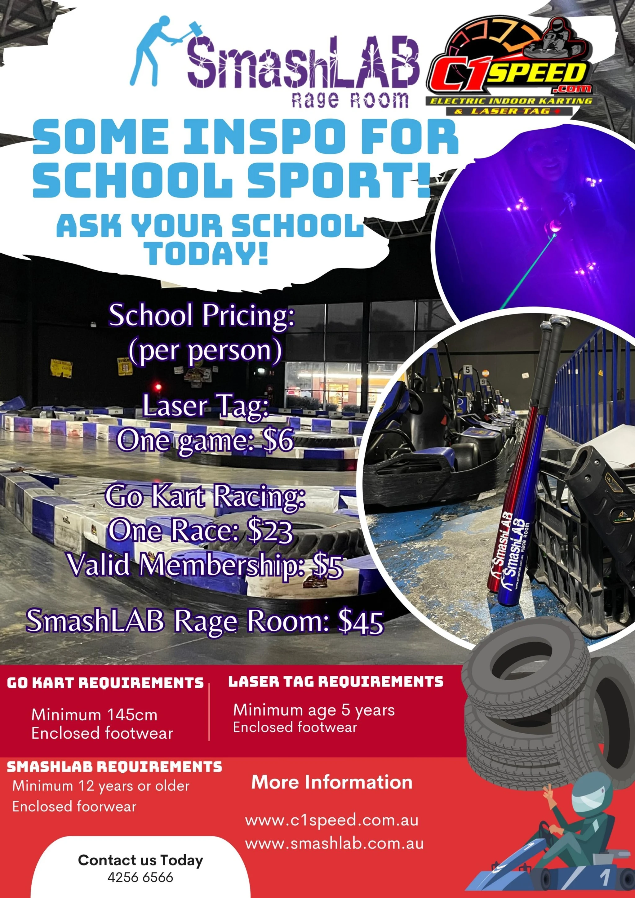 C1 Speed Indoor Karting & Laser Tag