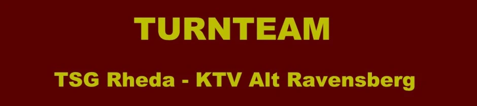 beim Turnteam der TSG Rheda