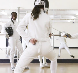 Fencing Lesson at Finsbury Leisure Centre