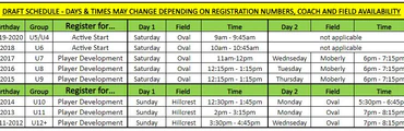 KYSA Spring Soccer